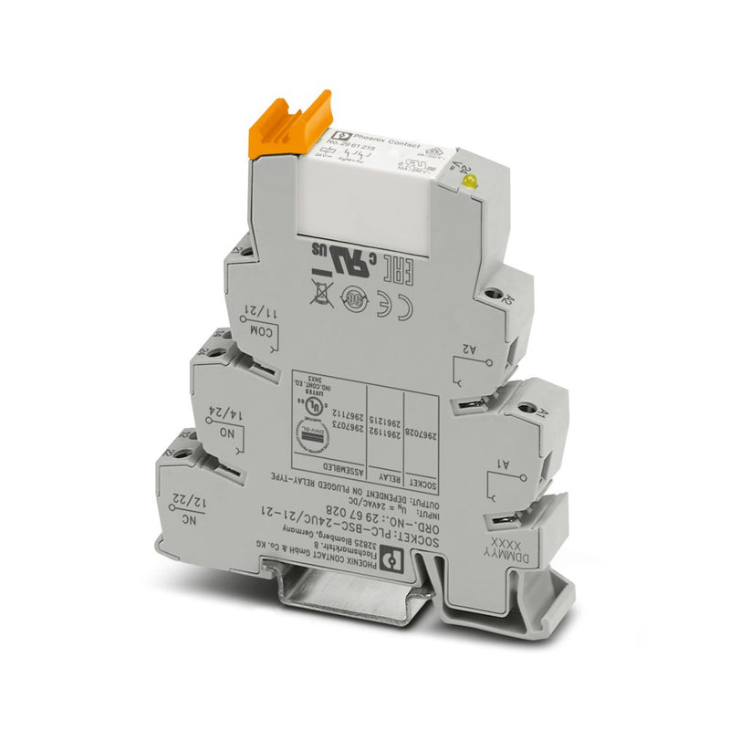 Modulo de reles PLC-RSC- 24UC/21-21AU