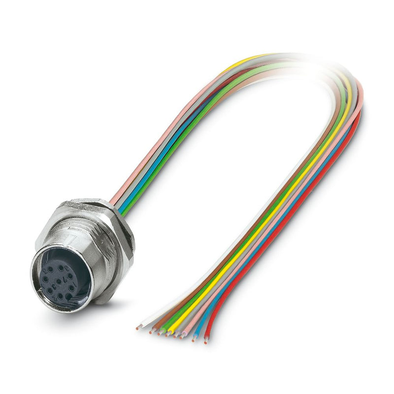 Conector enchufable para aparato pared posterior SACC-DSI-M12FS-8CON-M16/0,5