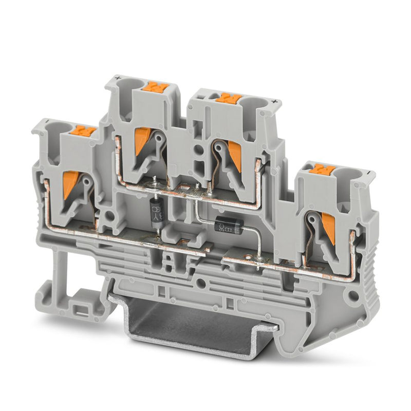 Borne para componentes PTTB 2,5-2DIO/O-UL/O-UR