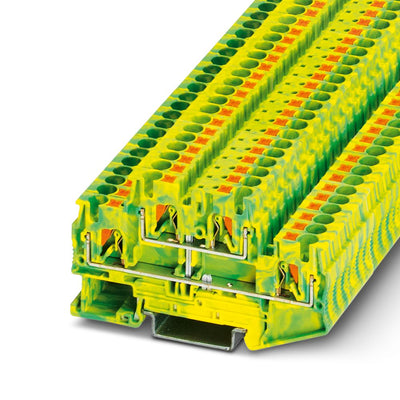 Borne de doble piso conductor de protección PTTB 4-PE
