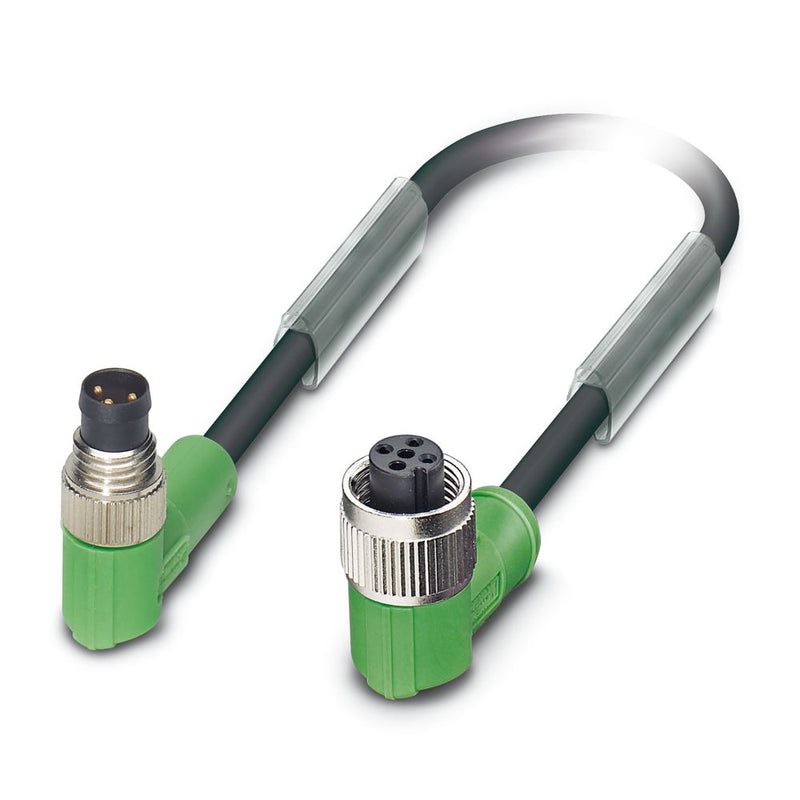 Cable para sensores/actuadores SAC-3P-M 8MR/0,3-PUR/M12FR