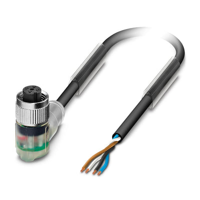 Cable para sensores/actuadores SAC-4P- 3,0-PUR/M12FR-3L