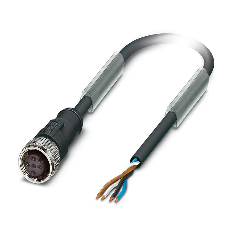 Cable para sensores/actuadores SAC-4P-20,0-PVC/M12FS BK