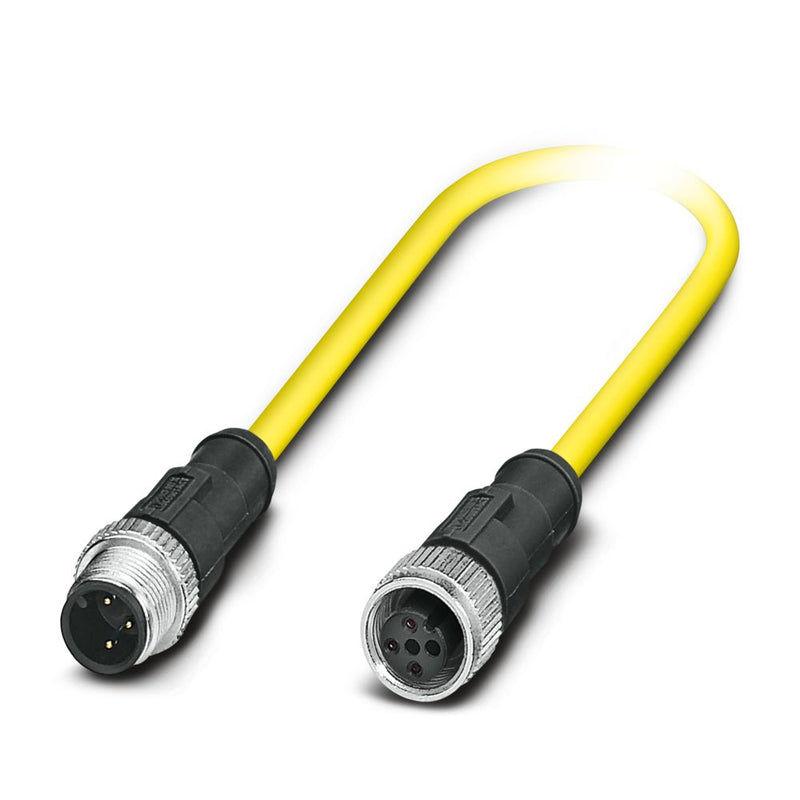 Cable para sensores/actuadores SAC-3P-M12MS-M12FS BK/.../...