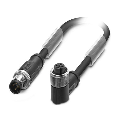 Cable para sensores/actuadores SAC-4P-M12MS/ 0,6-PUR/M12FR SH