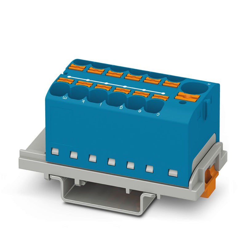 Bloque para distribución PTFIX 10/12X4-NS35 BU