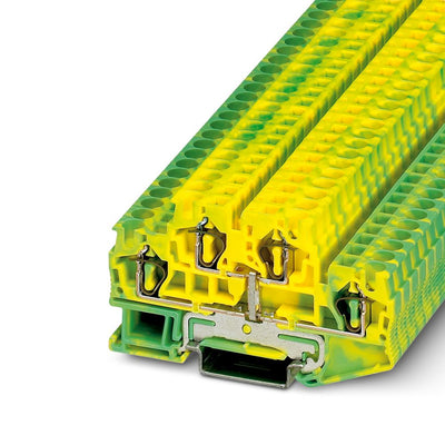 Borne de doble piso conductor de protección STTB 4-PE