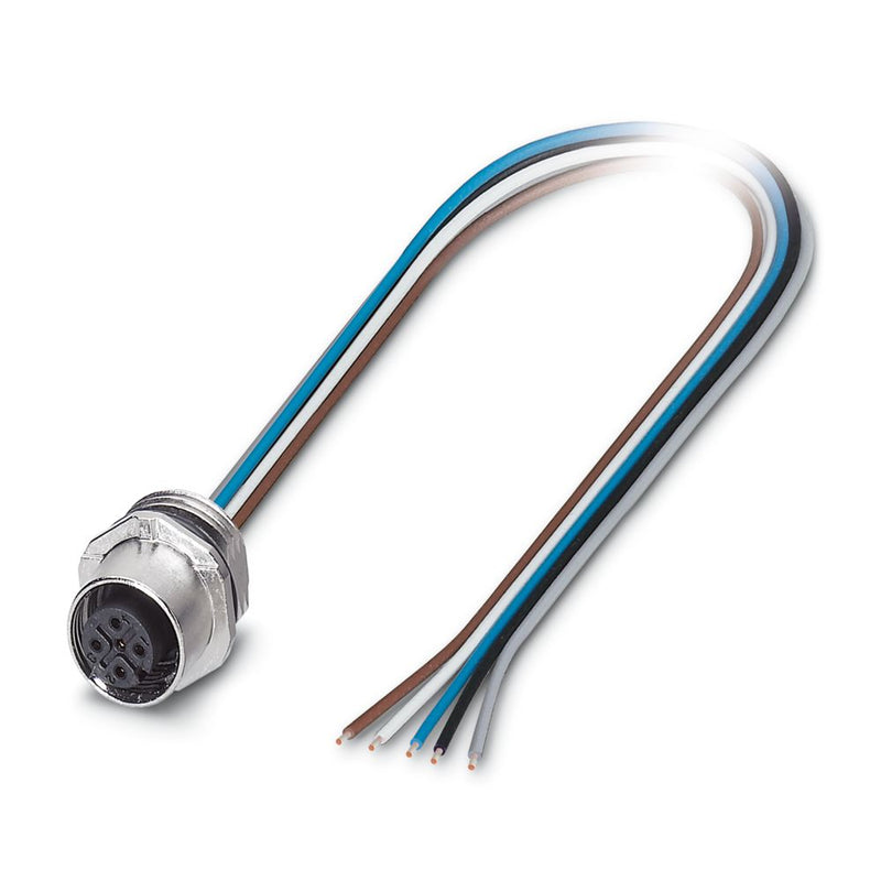 Conector enchufable para aparato pared delantero SACC-E-FS-5CON-M16/0,5 SCO