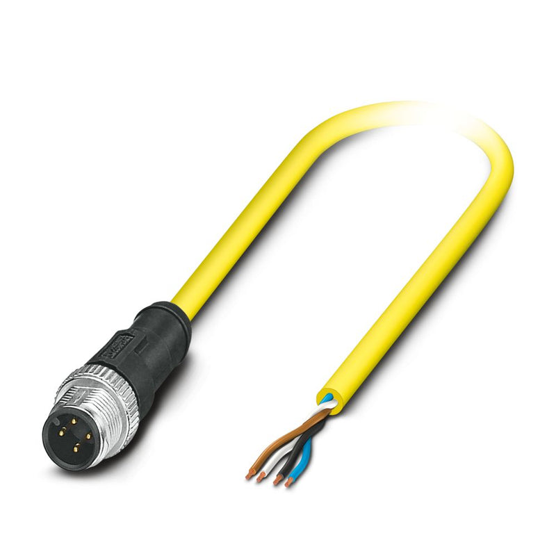 Cable para sensores/actuadores SAC-4P-M12MS BK/.../...