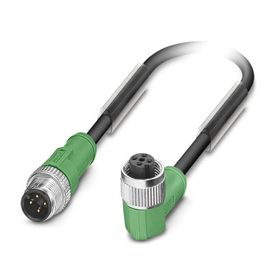 Cable para sensores/actuadores SAC-4P-M12MS/3,0-PUR/M12FR