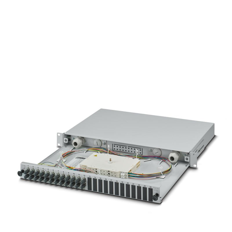 Caja de empalme FOC-FDX20-FR19-STD12-OM2-PT9