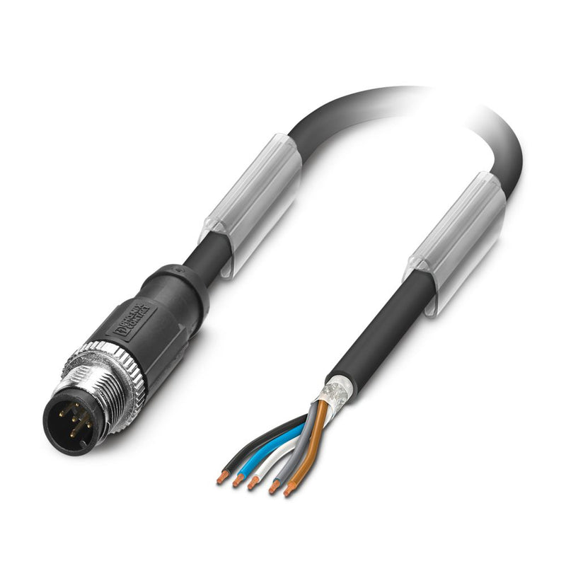 Cable para sensores/actuadores SAC-5P-M12MS/ 5,0-PUR SH