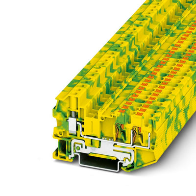 Borne de tierra para carril PTU 4-TWIN-PE