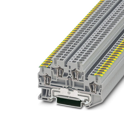 Borne de doble piso conductor de protección STTB 2,5-PE/L
