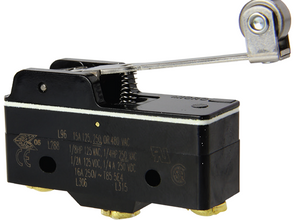 Microinterruptor BA, leva rodillo reforzado, SPDT hasta 20A, carcasa metálica